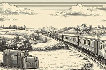 Vintage Train and Travel Memories