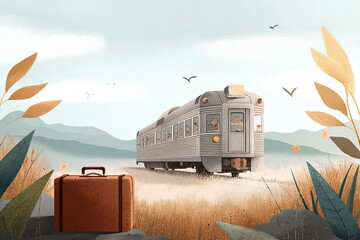 Vintage Train and Travel Memories