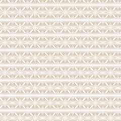 Naklejka premium Light beige rhombuses and circles create an abstract background for presentations, postcards, invitations, websites.
