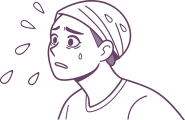 Obraz premium Psychological Illness Vector Symbols – Depression, Anxiety, Bipolar, PTSD