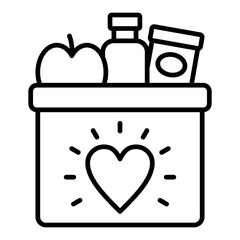 Food donation Icon