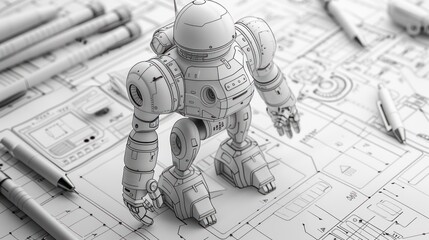 Robot design blueprint