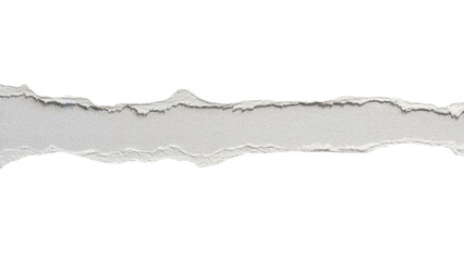 Authentic torn paper edge creates a dynamic layer effect for creative projects or adding raw texture to designs, scrapbooks, and artistic layouts