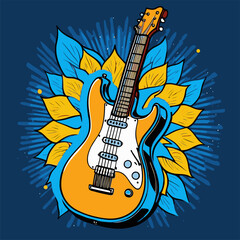 guitar vector illustration