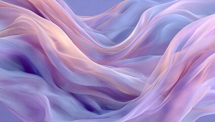 Obraz premium Flowing pastel fabric, soft, abstract