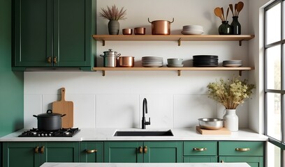 Sleek and Minimalist Modern Kitchen Interior