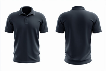 Fashion product presentations become easier with black polo t shirt mock up template design. Clean cut shirt layout ideal for casual and sport visuals.