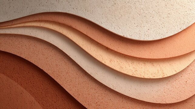 Abstract wavy design colors tan tones