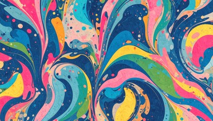 Large vector photocopy texture, vibrant colors