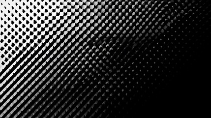 Abstract Geometric Pattern with Gradient Transition From White to Black