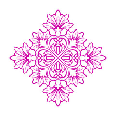 floral ornament pattern