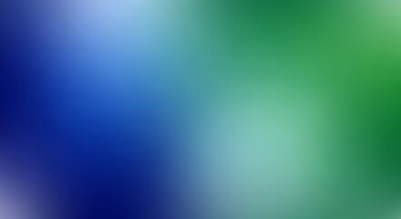 Obraz premium Cool-toned blurred background with gradient shades of blue and green, calm and refreshing abstract texture