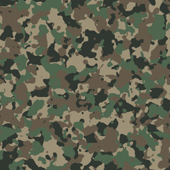 Seamless Camouflage Pattern 2 &ndash; 4K Woodland - Classic