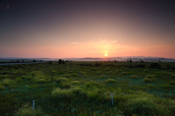 Fototapeta premium The scenery of the prairie in Inner Mongolia, China