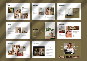 Brand Portfolio Brochure Landscape Template