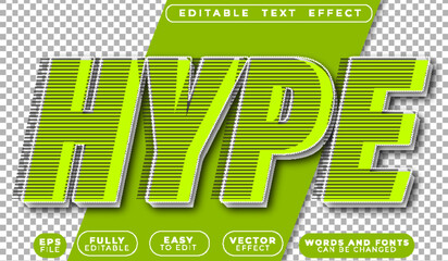  Hype Buzz Trend Viral Excitement Popular Editable Vector Text File