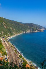 Obraz premium A photo of a train on the tracks