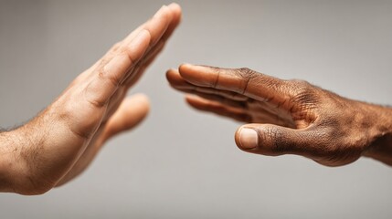 Scene showing assertiveness, self respect and stability in social situations