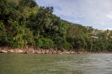 Obraz premium Perene River at Yurinaki Port - Chanchamayo, Junin, Peru