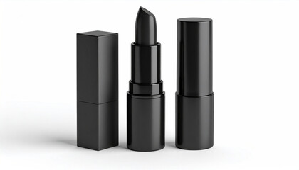 Obraz premium Isolated Lipstick Tube Mockup on White