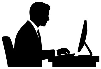 Teacher standing in front of classroom and writing on blackboard helping student giving presentation reading book grading papers leading discussion using computer speaking with parent planning lesson