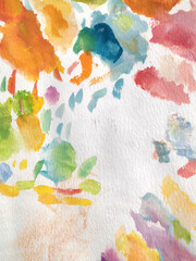 Abstract acrylic and watercolor painted background