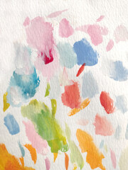 Abstract acrylic and watercolor painted background