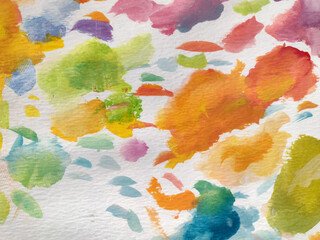 Abstract acrylic and watercolor painted background