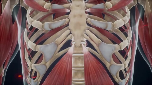 Chest Anatomy Visualizing Muscles and Rib Cage