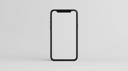 Sleek black plastic phone case durable protection and modern style for everyday use