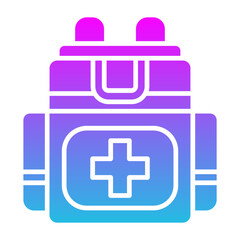 Obraz premium Backpack Icon