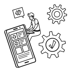 Digital workflow and app development process