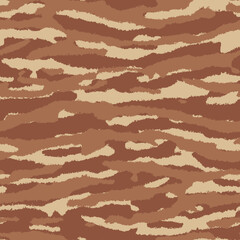 Seamless Camouflage Pattern 1 &ndash; 4K Desert - Tiger