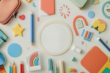 Fototapeta premium High Quality Picture of Back to School Badges Background