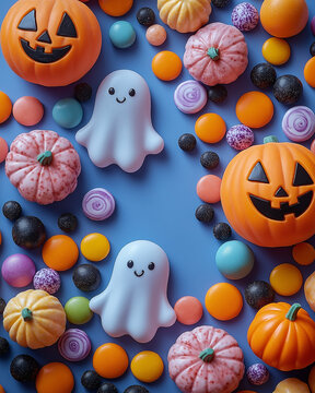 Pastel Halloween Canva Template &ndash; Editable Cute Layout