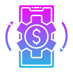 Obraz premium Money management Icon