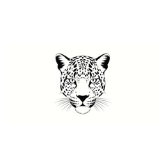 Stylized Leopard Face