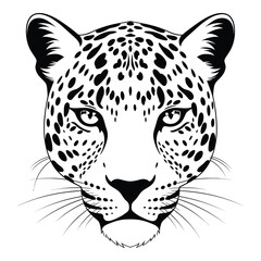 Graphic Leopard Face