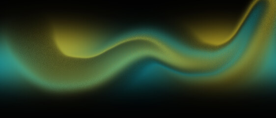 Embrace the modern flow with this vibrant, blurred background in teal and gold hues for your projects