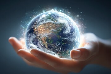 Earth in Hand Concept Image