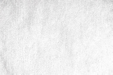 White Denim Fabric Texture Background with Diagonal Weave Pattern for Design