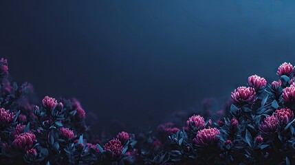 Dark, moody flowers in a natural setting.