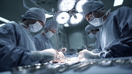 Surgeons In Operating Room During Procedure