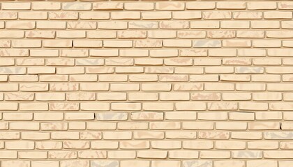Obraz premium Beige stone brick wall seamless texture Background pattern, photo, old