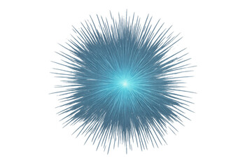 Fototapeta premium Light rays radiating outward, creating luminous starburst pattern against transparent backdrop