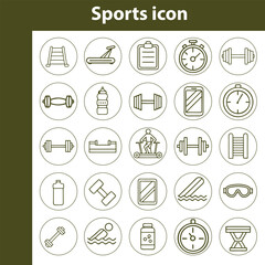 Dynamic sports illustration with bold colors and classic typography