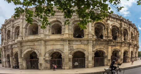 Obraz premium Les Arènes de Nîmes, Gard, France 