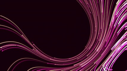 glowing abstract lines. pink stripes - Powered by Adobe