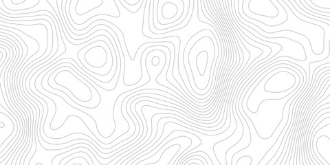 Abstract topography contour map line and modern wavy map line design, digital print terrain lines texture vector white background.