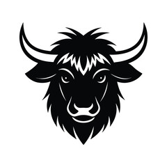 vector illustration of a bull